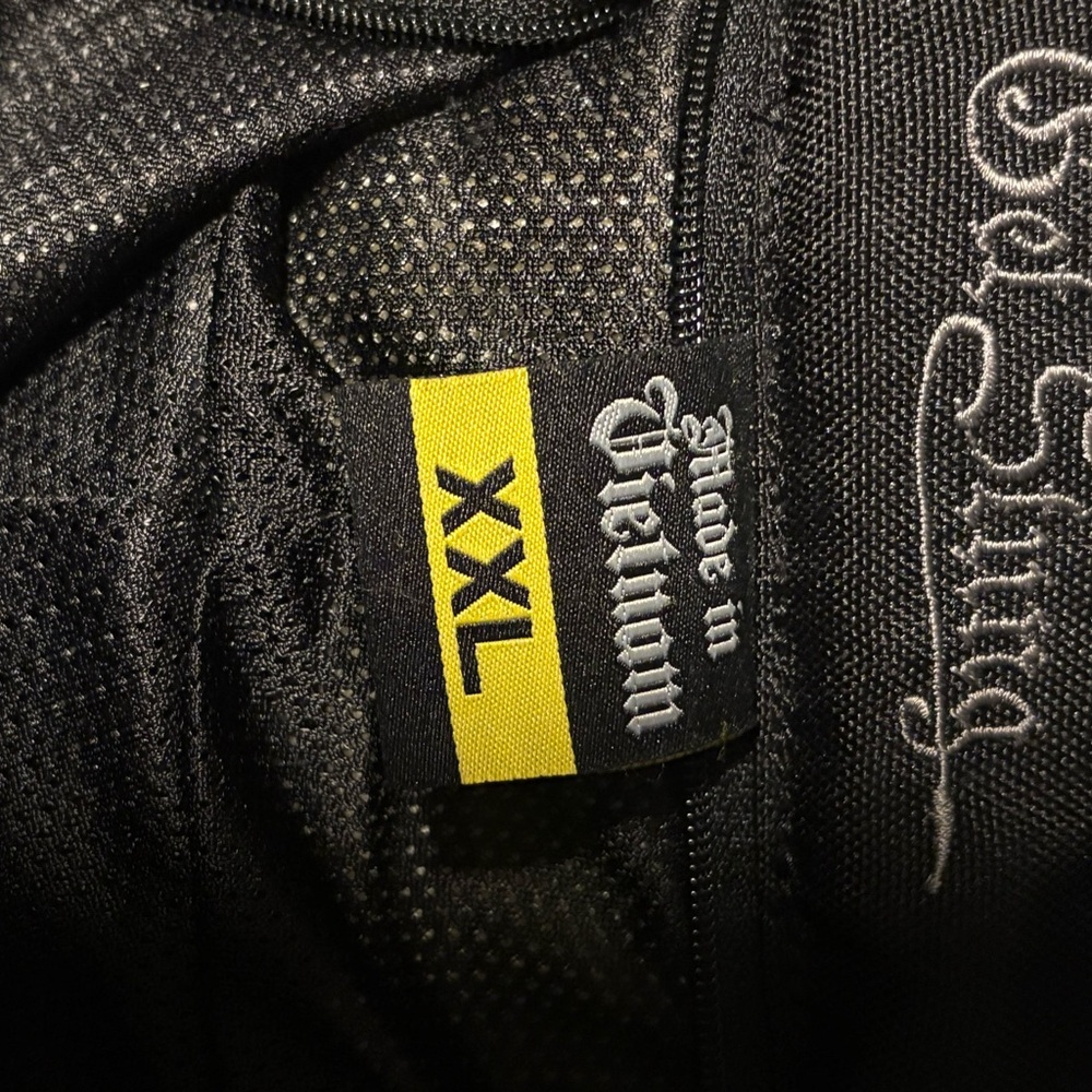 Scorpion Exo Motorcycle Black and White Pants with Embellishments - Picture 4 of 7